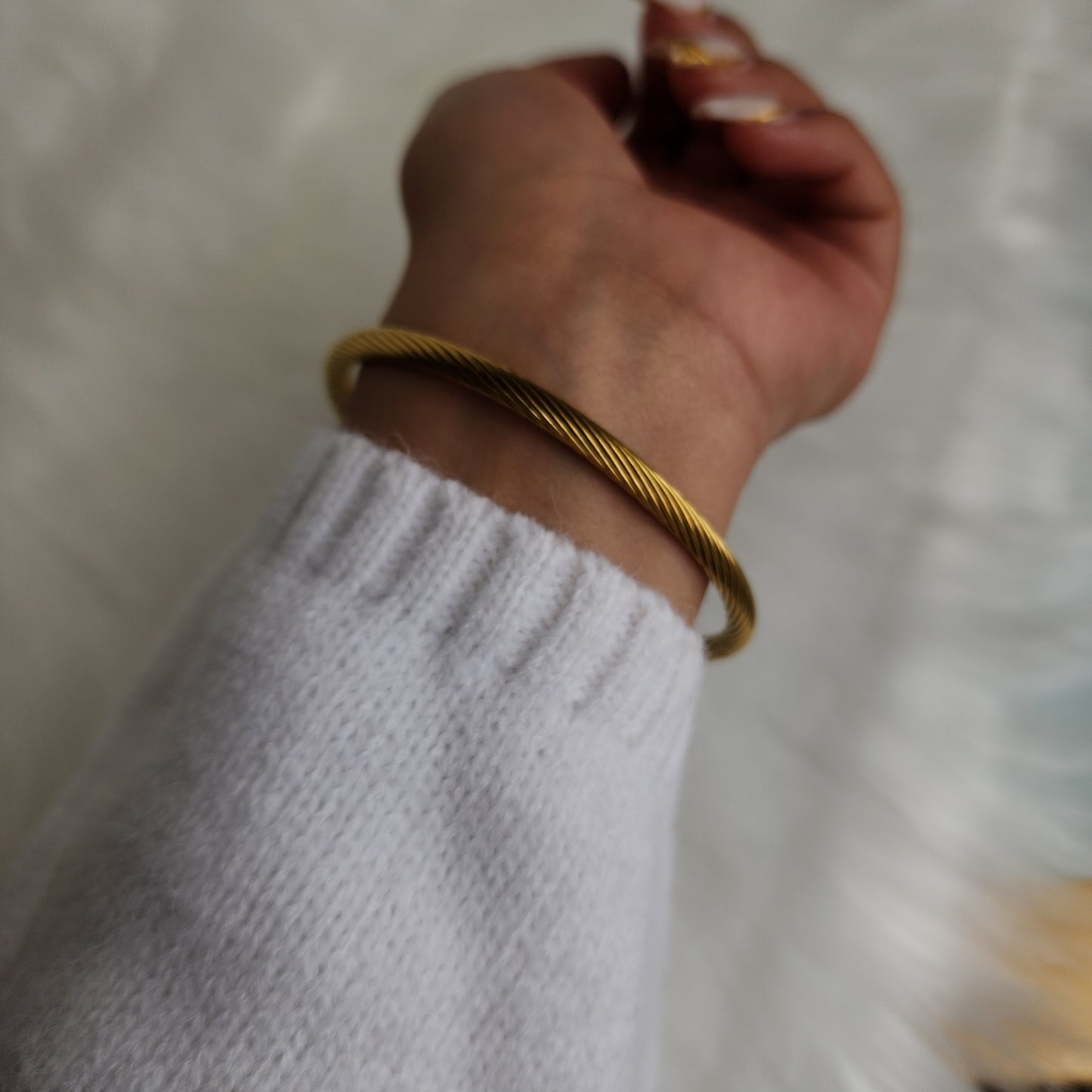 PULSERA LAZO ORO