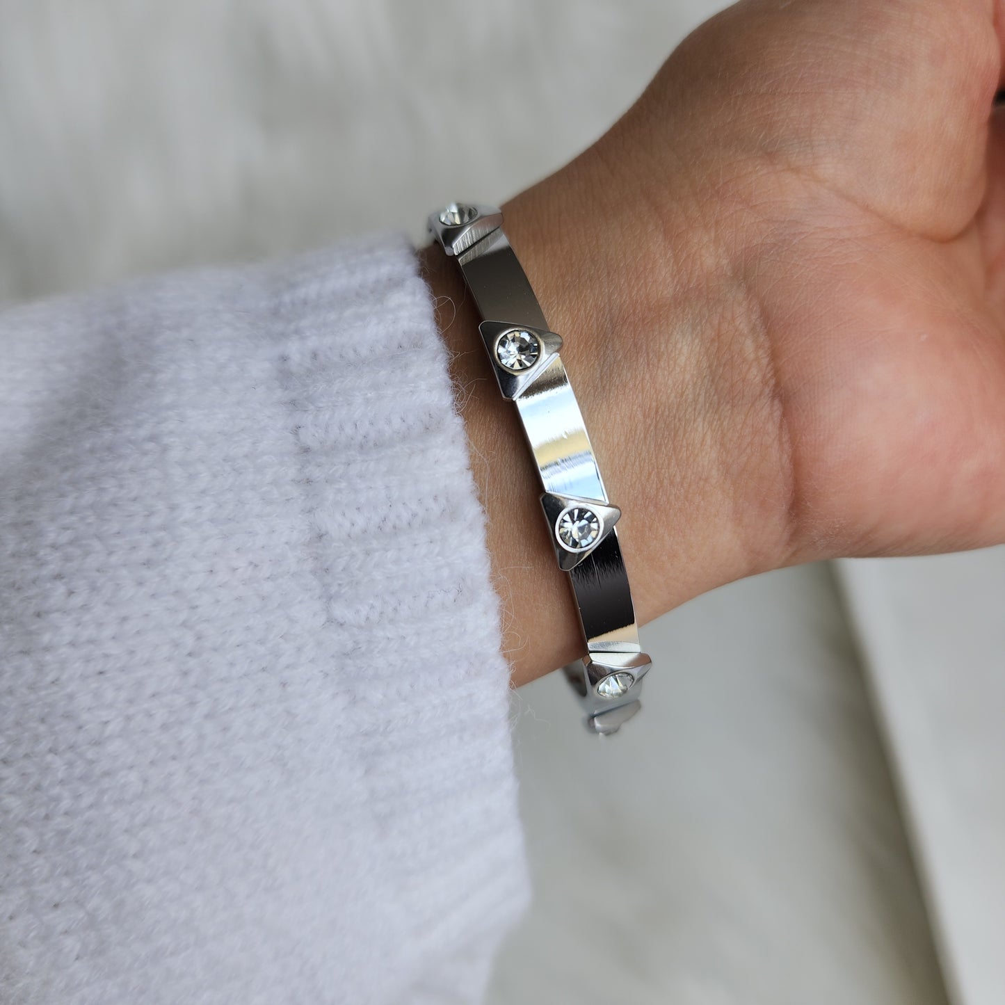 BRAZALETE CORAZÓN PLATA